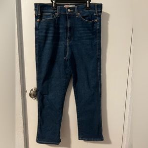 Levis high waist straight jeans